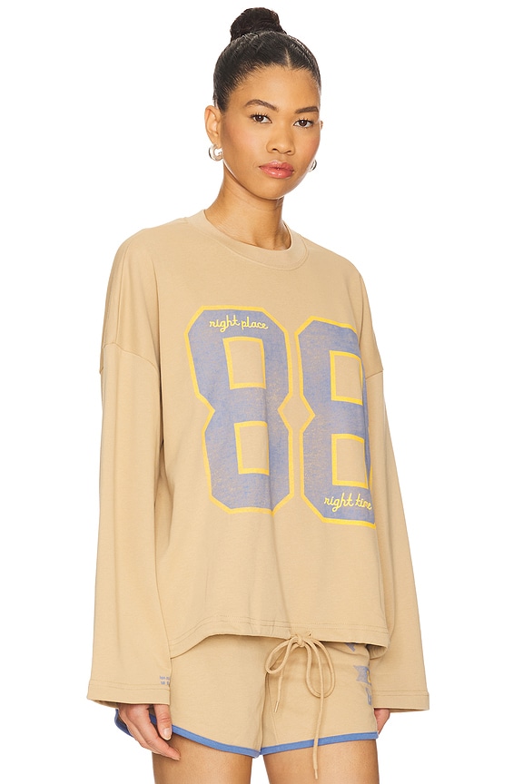 view 2 of 5 Angel Track & Field Vintage Crewneck in Latte