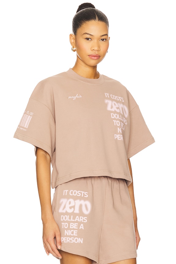 view 2 of 6 It Costs $0 Vintage Crewneck in Taupe