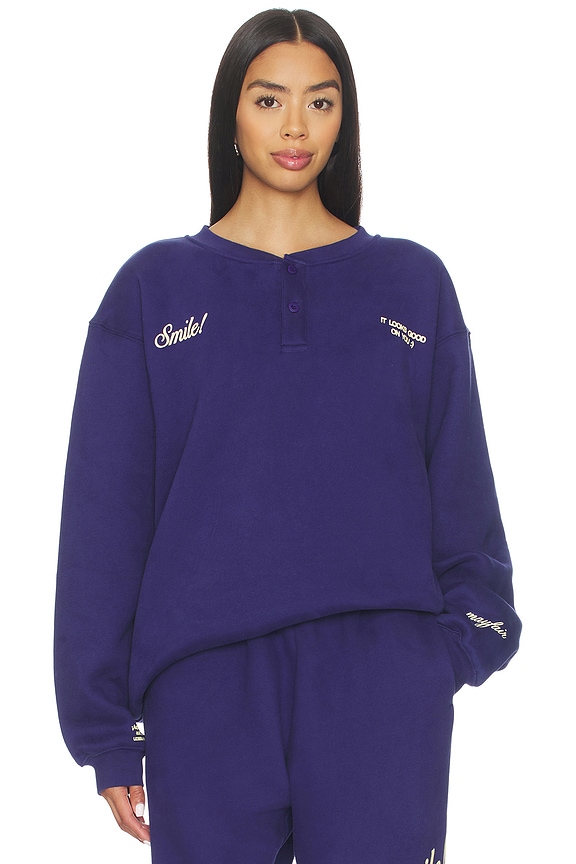 view 2 of 7 SWEAT SMILE in Navy Blue