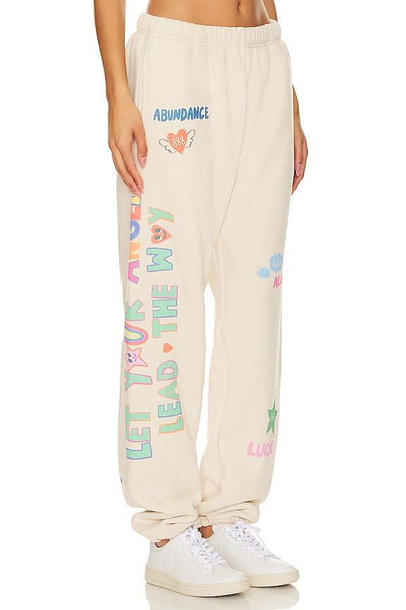 view 2 of 5 Angels All Around You Sweatpants in Cream
