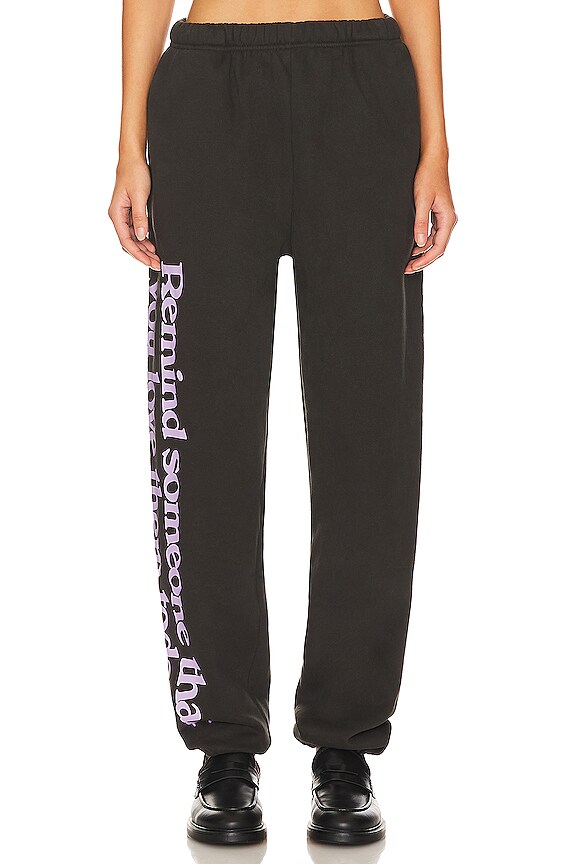 view 2 of 6 PANTALON SWEAT SOMEBODY LOVES YOU in Charcoal