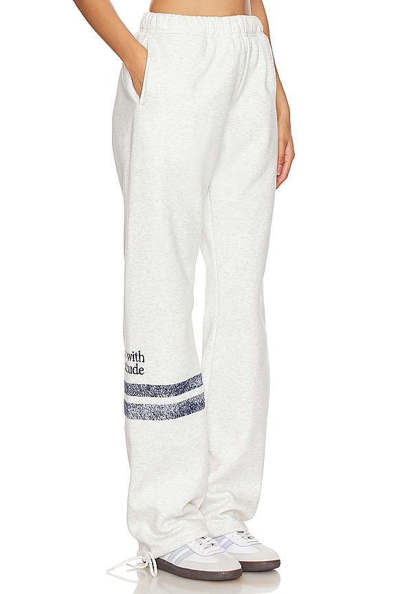 view 2 of 4 START WITH GRATITUDE 스웻팬츠 in Grey