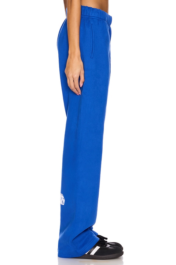 view 2 of 6 PLAYING WITH FATE WIDE LEG 스웻팬츠 in Blue