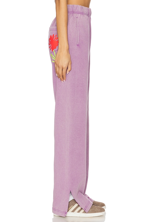 view 2 of 6 You Deserve Flowers Sweatpant in Vintage Purple