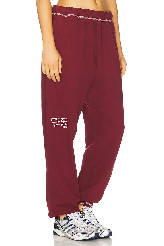 view 2 of 6 PANTALON SWEAT LEGACY in Burgundy
