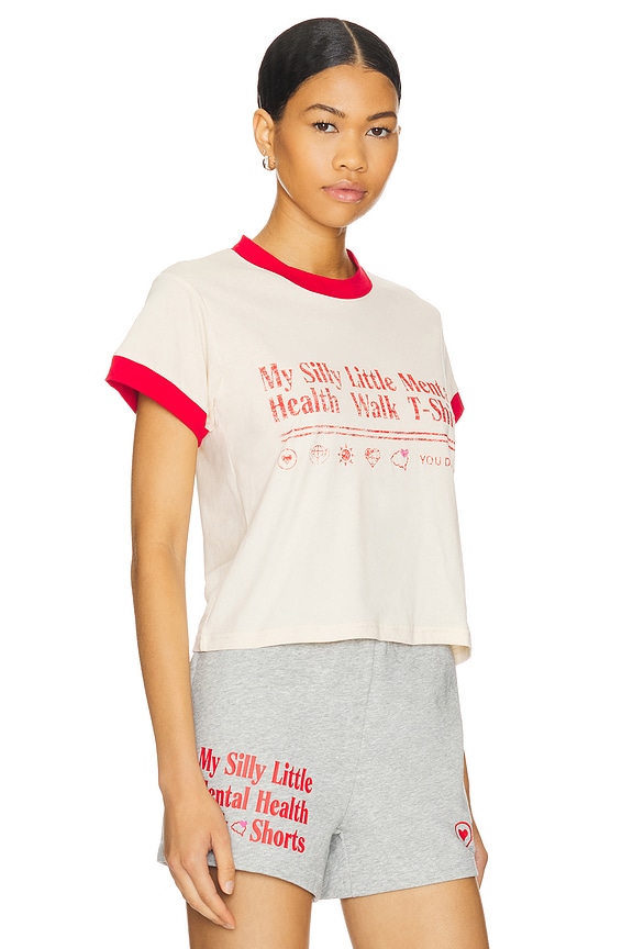 view 2 of 4 ФУТБОЛКА MENTAL HEALTH WALK in Cream & Tan