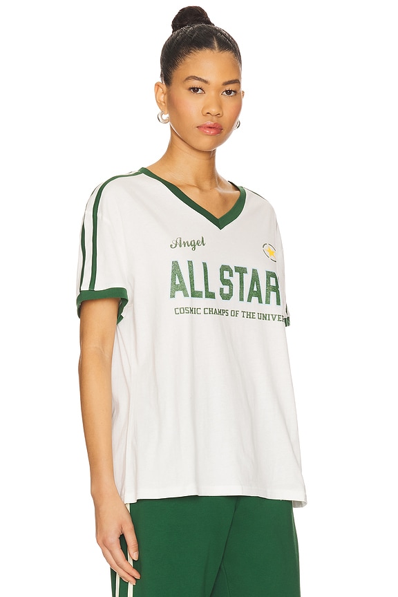 view 2 of 4 Angel All-Stars Fitted Tee in Cream