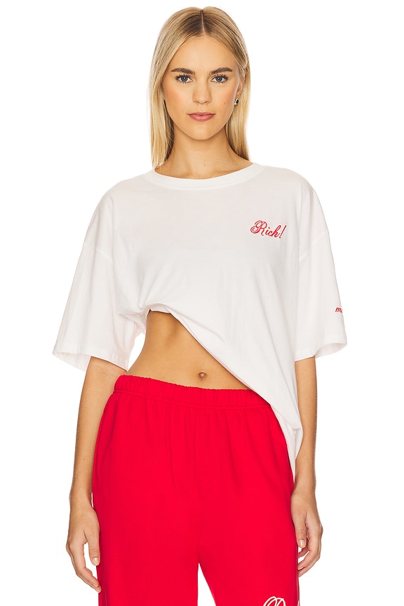 view 2 of 5 Rich in Life Oversized Tee in White