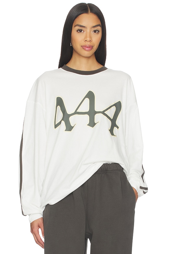 view 2 of 5 DIVINELY ロングスリーブTシャツ in White