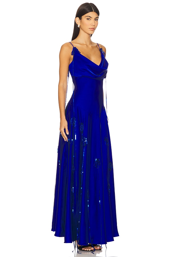 view 2 of 4 Valeria Slip Dress in Blue