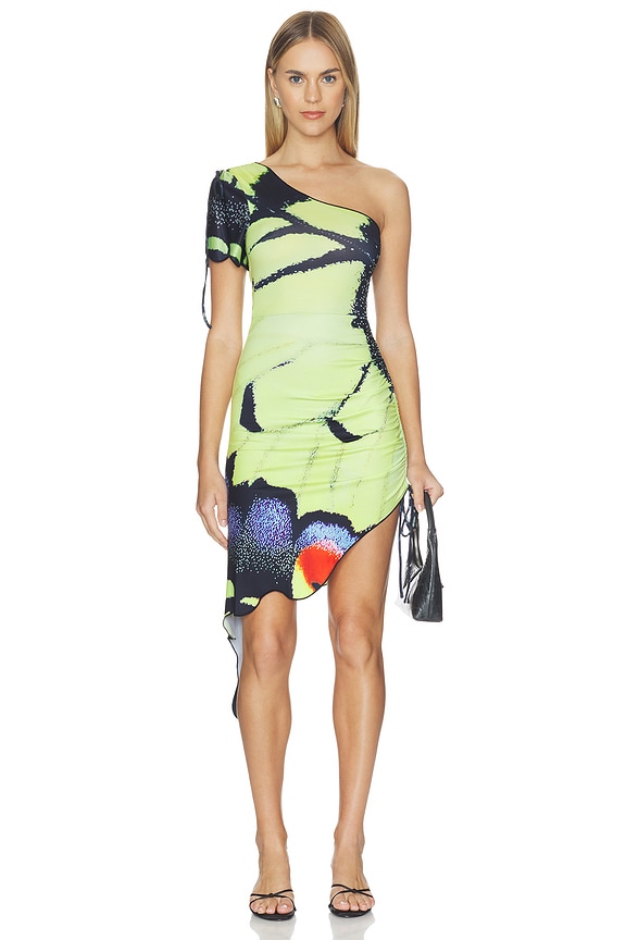view 1 of 3 VESTIDO DANI in Yellow Swallowtail