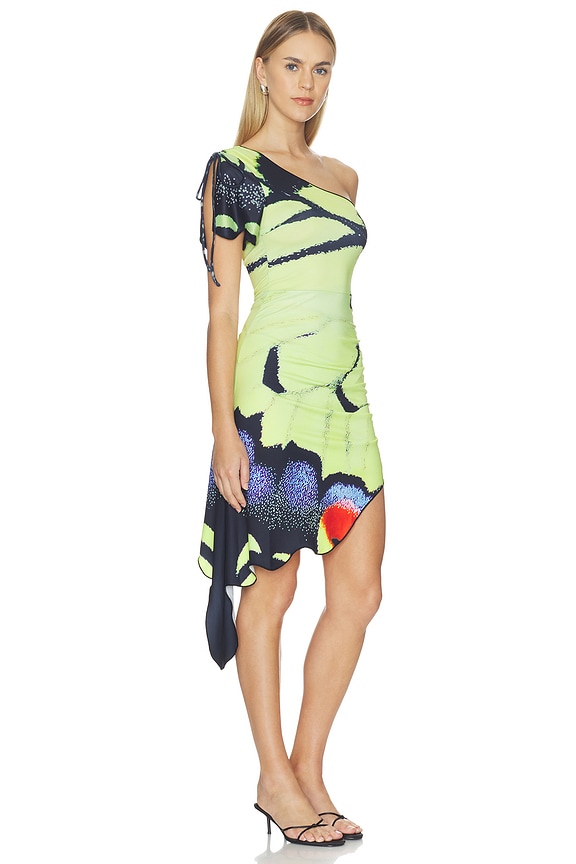 view 2 of 3 VESTIDO DANI in Yellow Swallowtail