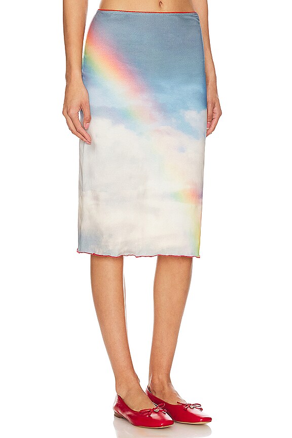 view 2 of 4 Somewhere Skirt in Rainbow