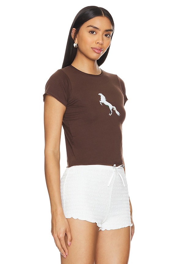 view 2 of 4 X Revolve Equestrian Tee in Brown