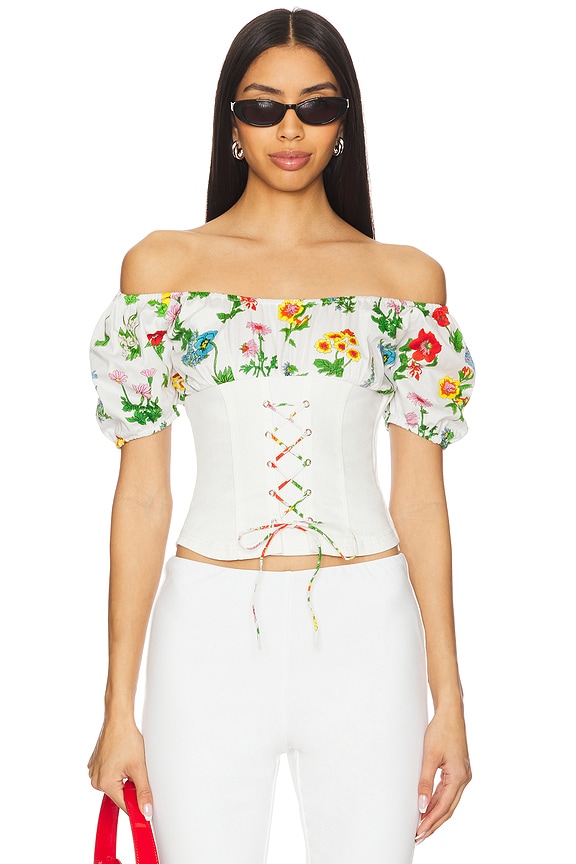 view 2 of 5 TOP BLUSA UMA in Garden Print