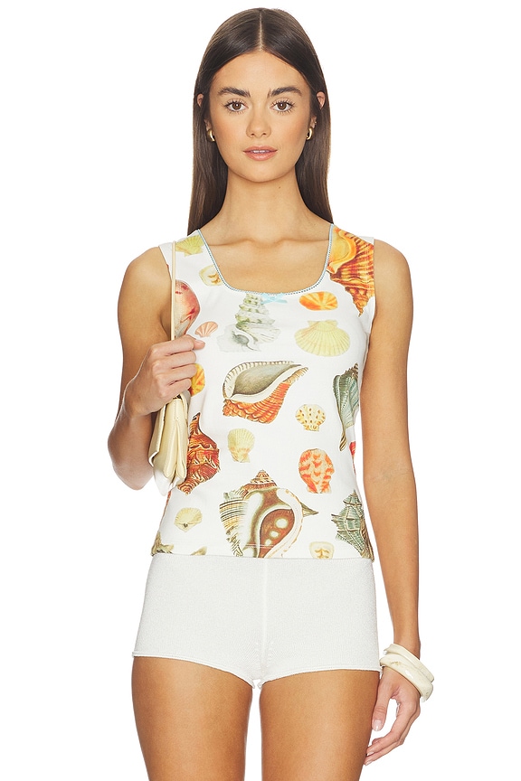 view 1 of 4 Collector Square Tank Top in Shell