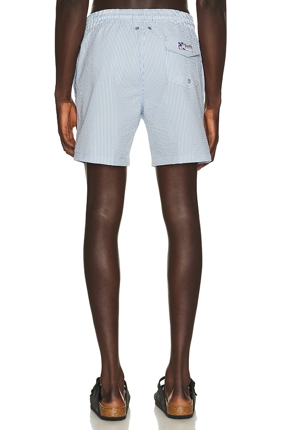 view 2 of 5 SHORT DE BAIN SANO in Denim Blue