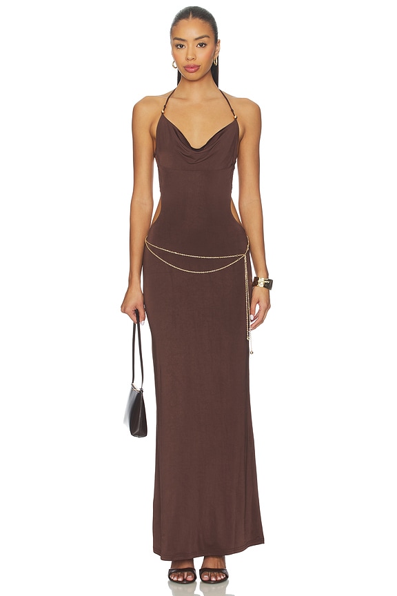 view 2 of 5 Suriya Maxi Dress in Chocolate