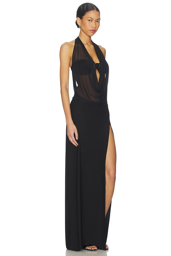 view 2 of 3 Makena Two-piece Maxi Dress in Black