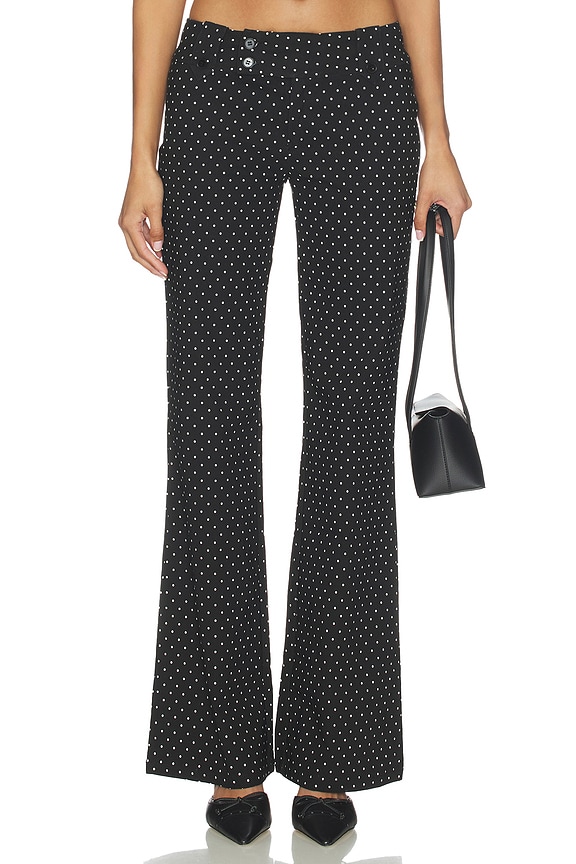 view 1 of 6 Kittie Pant in Black Dot