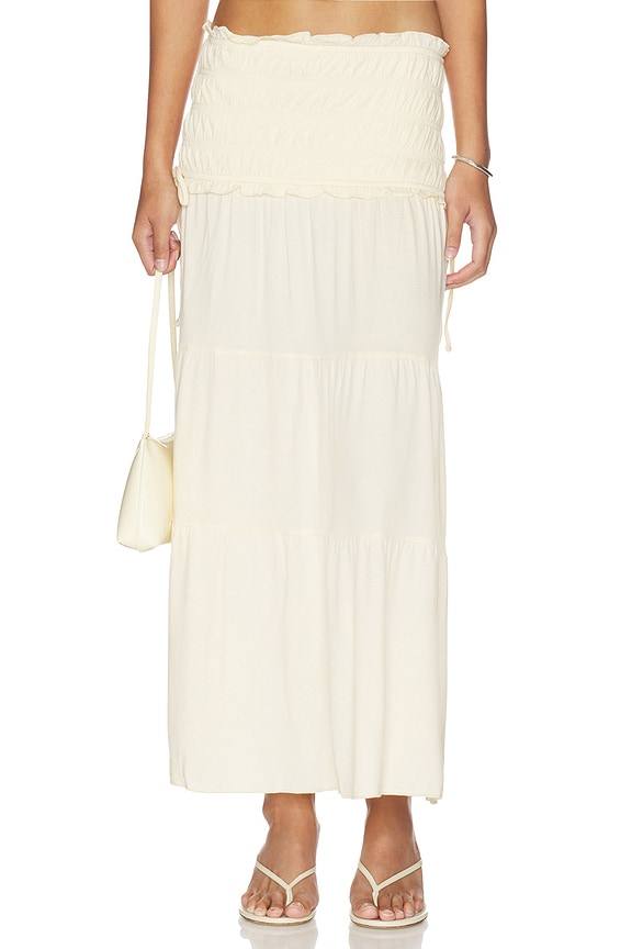 view 1 of 6 Denali Maxi Skirt in Bone