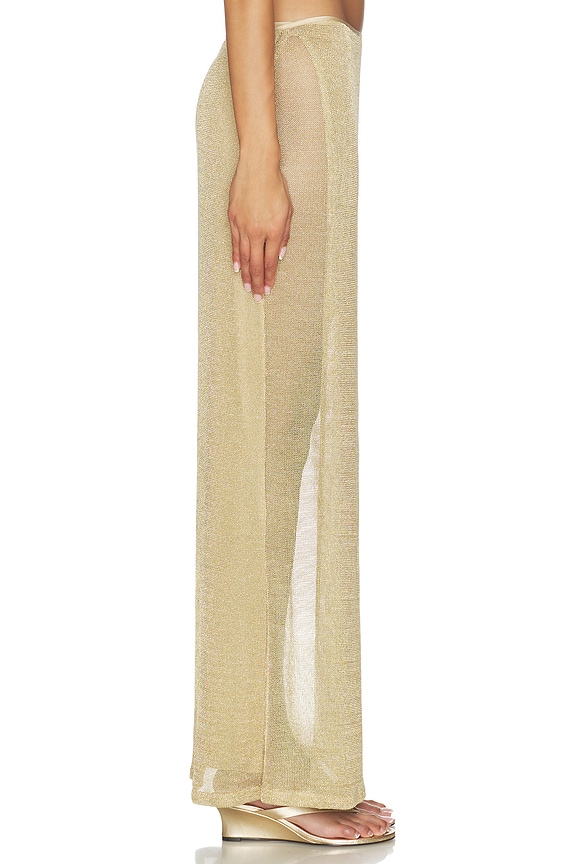 view 2 of 6 FALDA CYRENE TIE MAXI in Gold Shimmer