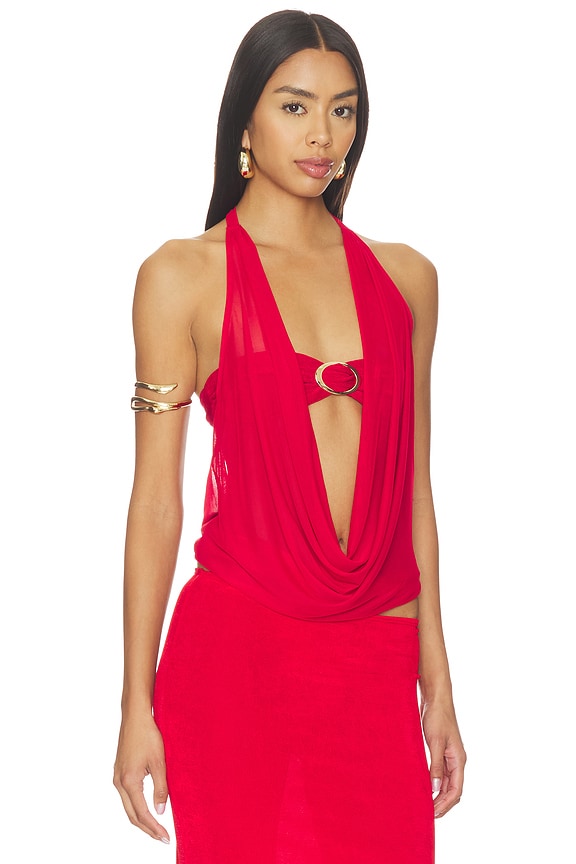 view 2 of 5 Makena Two-piece Top in Red