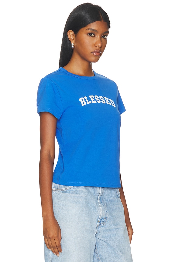 view 2 of 4 Kayla Baby Tee in Blue