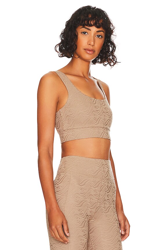 view 2 of 4 Swirl 3D Sportsbra in Mocha