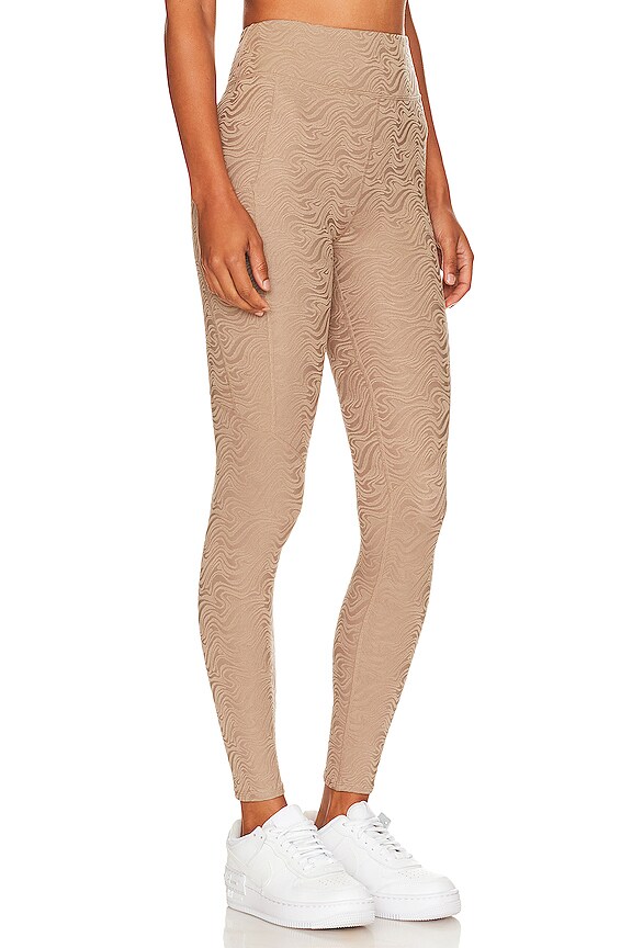 view 2 of 4 Swirl 3D Leggings in Mocha