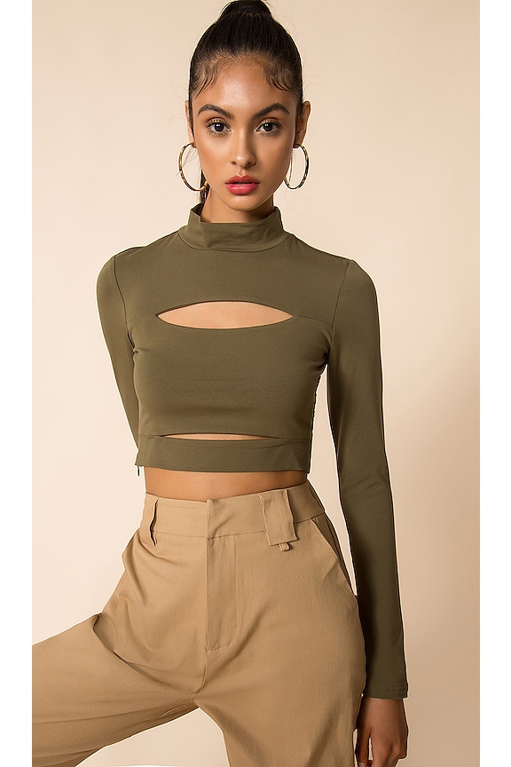 view 1 of 3 Shecki Top in Khaki