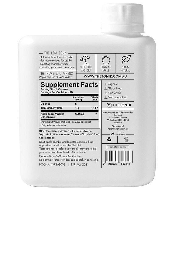 view 2 of 3 No.2 Organic Apple Cider Vinegar Capsules in 