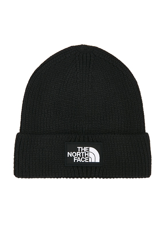 view 2 of 3 Logo Box Cuffed Beanie in Black