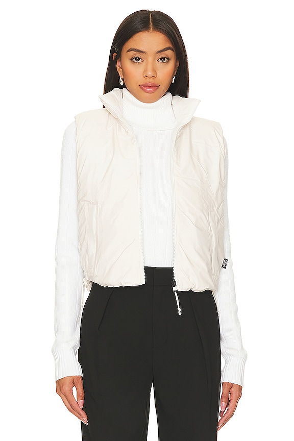 view 2 of 7 BLOUSON SANS MANCHES RÉVERSIBLE LHOTSE in Gardenia White