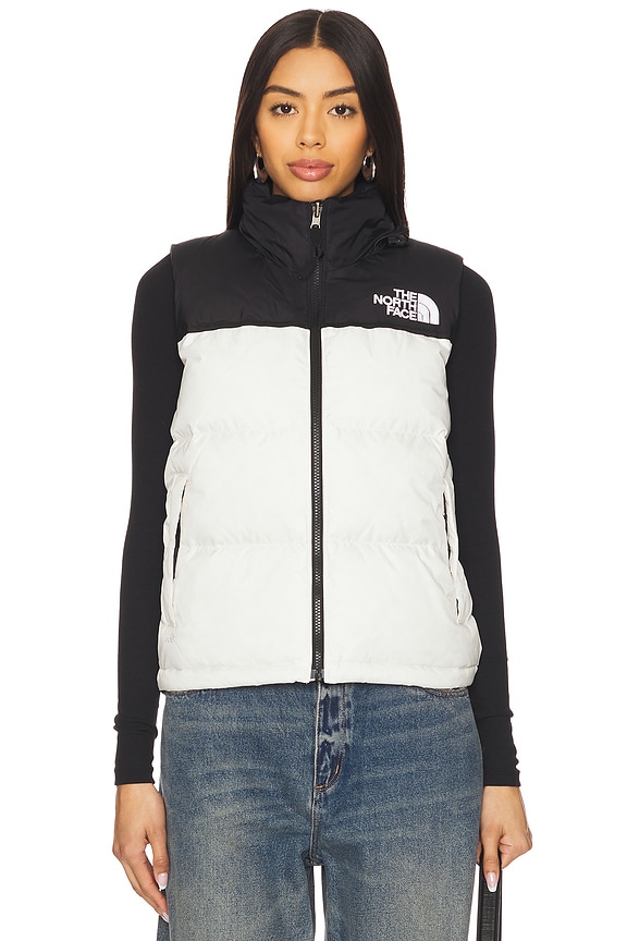 view 2 of 6 1996 Retro Nutpse Vest in White Dune & TNF Black