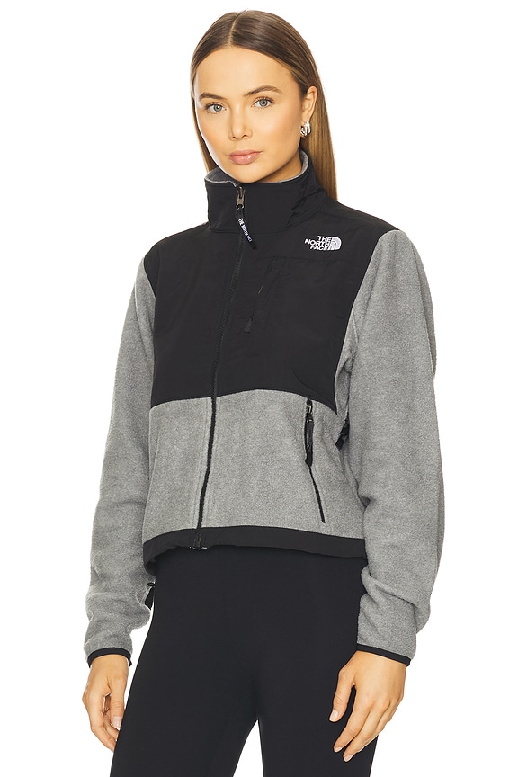 view 2 of 5 Retro Denali Jacket in Mid Grey Heather & Black