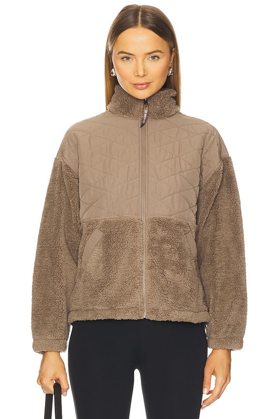 view 2 of 5 Cabin Fleece Full Zip in Mocha Brown