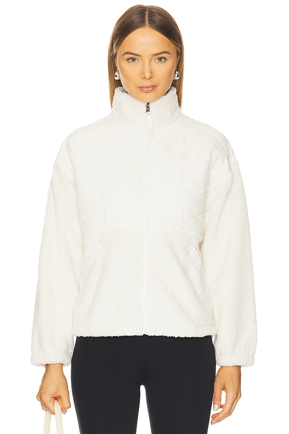 view 2 of 5 Cabin Fleece Full Zip in White Dune