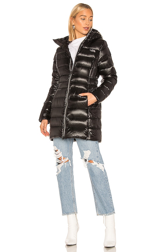 view 2 of 4 Gotham Parka II Jacket in TNF Black Matte Shine