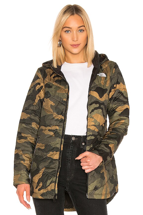 view 1 of 5 Tamburello Parka in Burnt Olive Green Waxed Camo Print