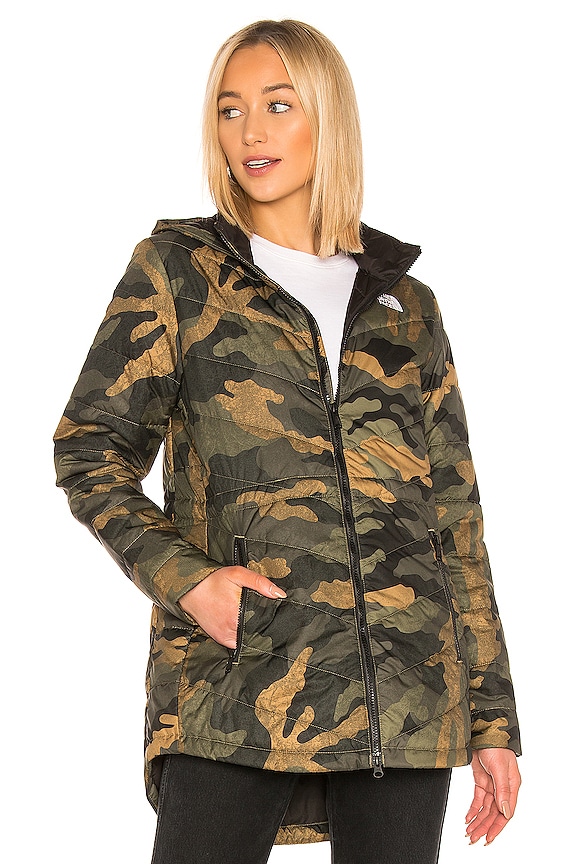 view 2 of 5 Tamburello Parka in Burnt Olive Green Waxed Camo Print