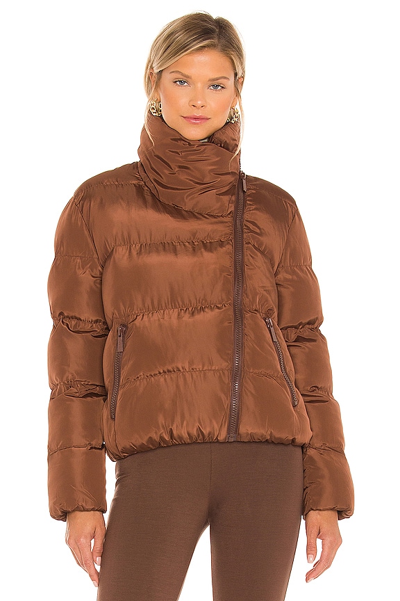 view 2 of 5 Jupiter Puffer Jacket in Chocolate