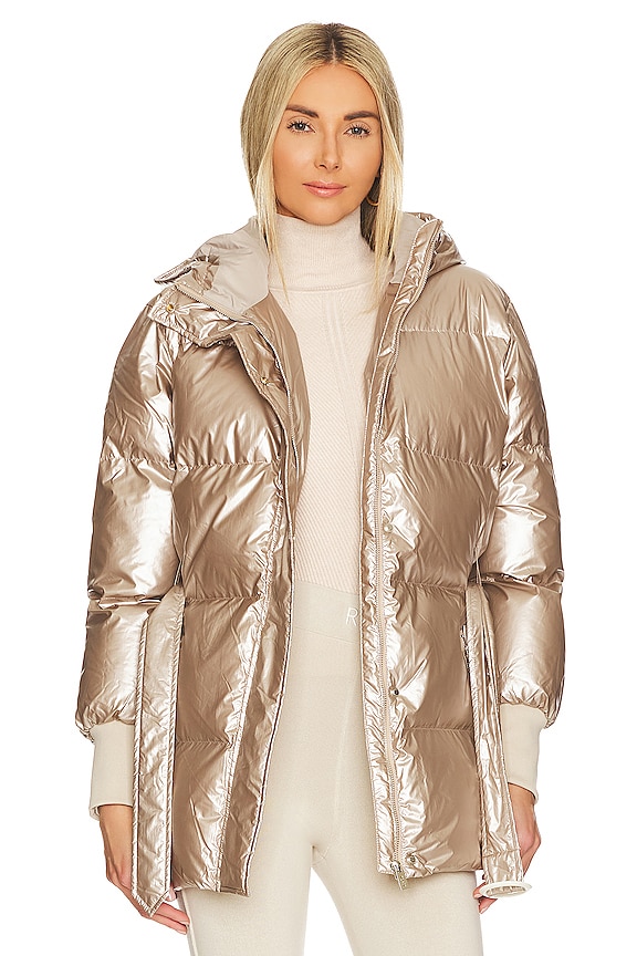 view 2 of 5 Luna Puffer Jacket in Gold Metalic