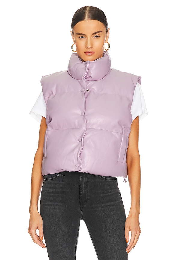 view 2 of 5 Phoebe Puffer Vest in Lilac