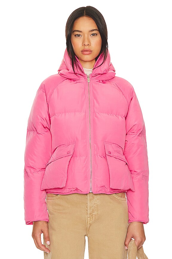 view 2 of 5 Pluto Puffer Jacket in Barbie Pink