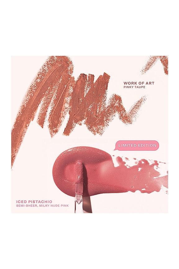 view 2 of 5 KIT DE LABIOS LINE & SHINE LIP KIT in Iced Pistachio & Work Of Art