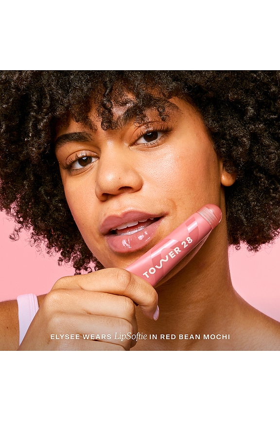 Tower 28 Lipsoftie Tinted Lip Treatment in Red Bean Mochi | REVOLVE