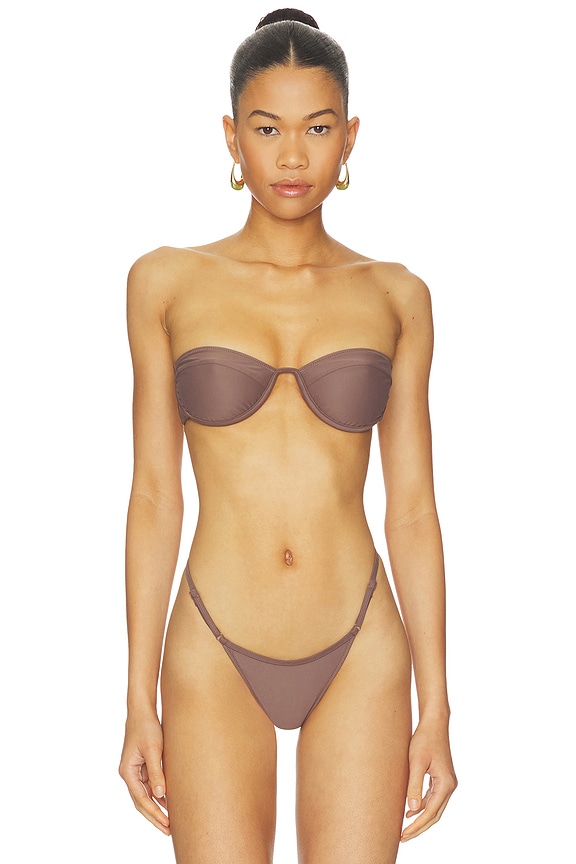 view 1 of 4 Mariel Bikini Top in Driftwood