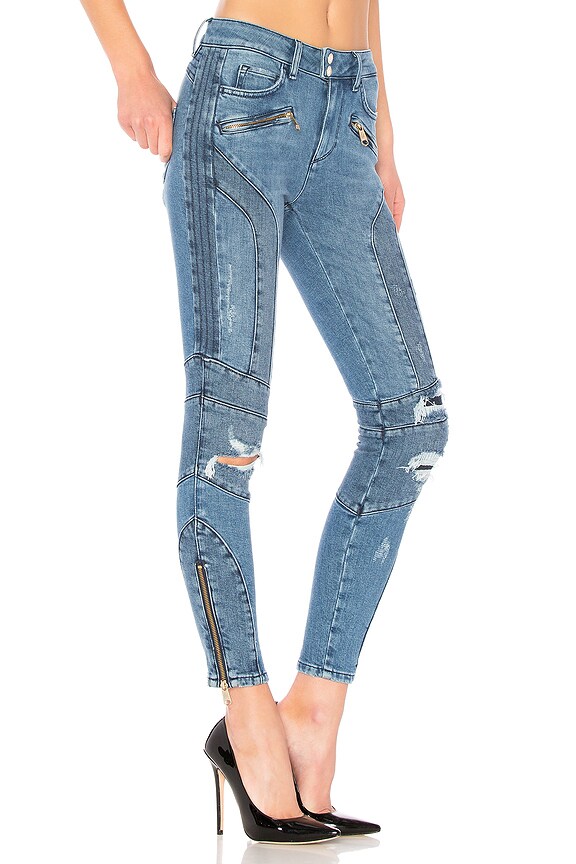 view 2 of 4 TOMMY X GIGI Gigi Hadid Venice HW Ankle Speed Jean in Mid Blue