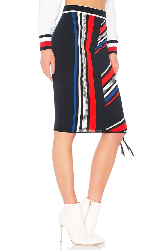 view 2 of 4 FALDA INTARSIA in Midnight & Multi